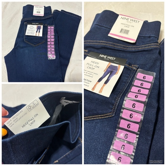 Nine West Heidi Pull On Crop Pants - Picture 2 of 2